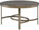Стол журнальный STOOL GROUP Адриана 80*80 Серая керамика, сталь шампань арт. 9337788402