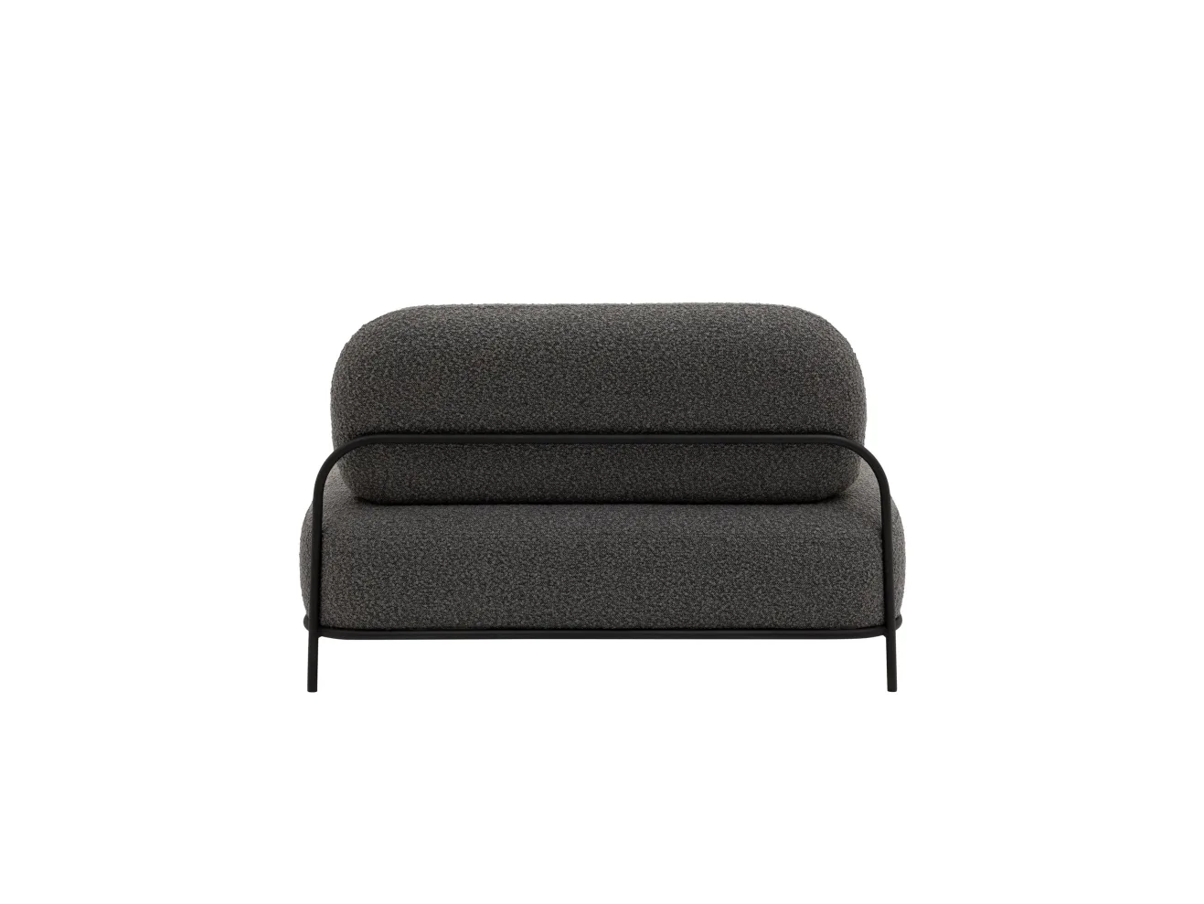 Диван STOOL GROUP Стоун New букле тёмно-серый арт. 7051543903