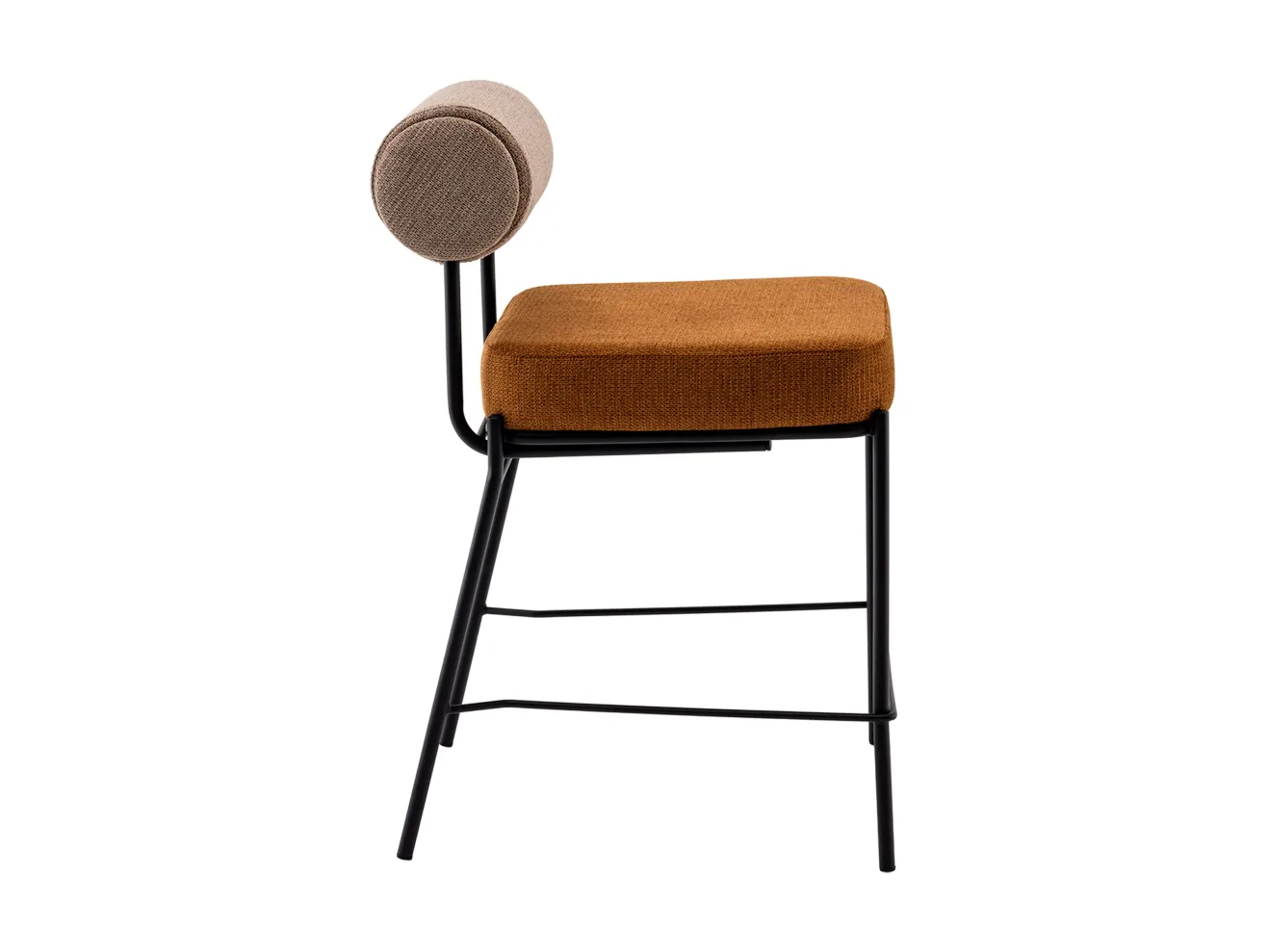 Стул полубарный STOOL GROUP Ponpoun Бежевый, терракотовый арт. 1082097901