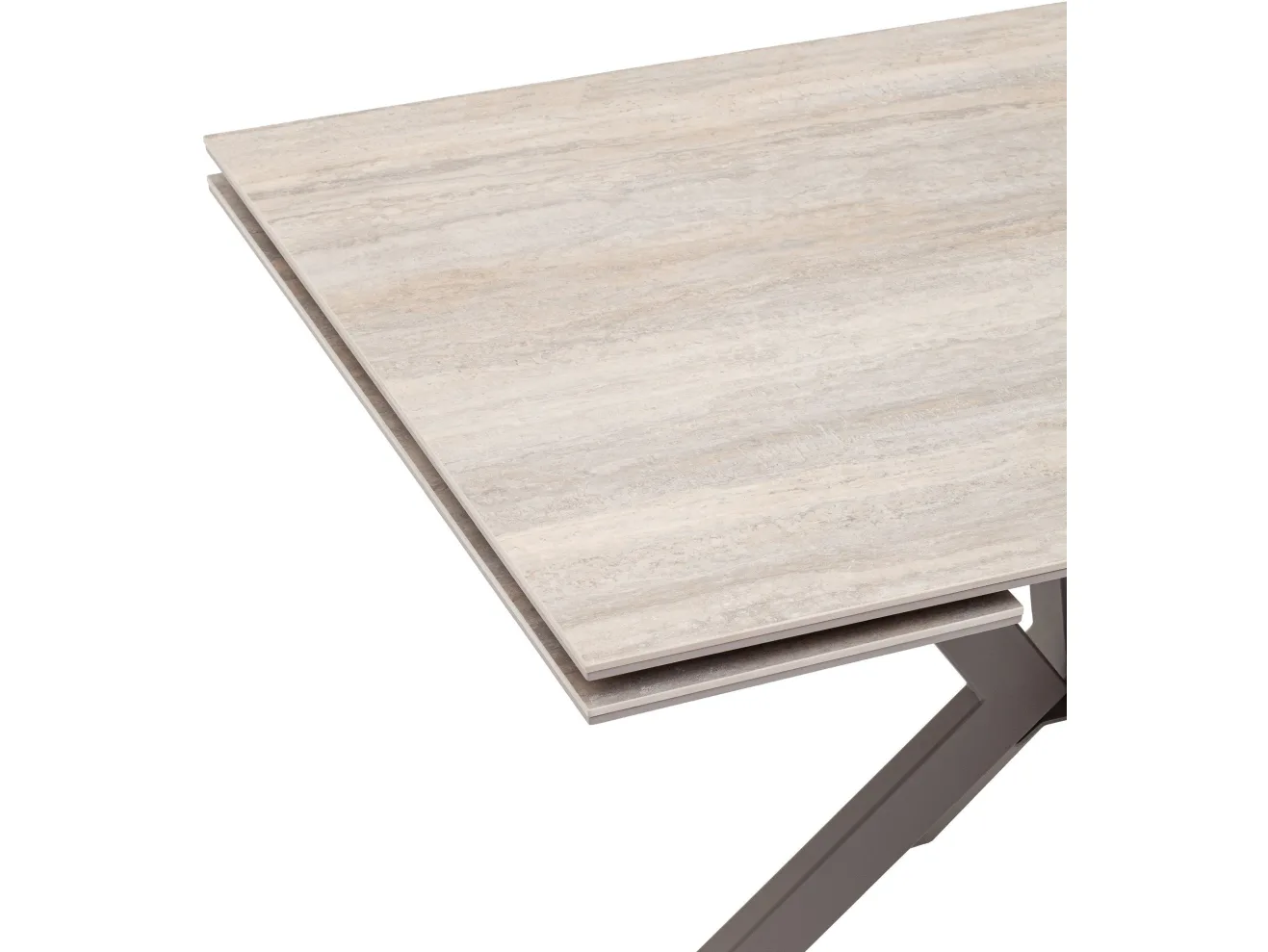 Стол обеденный STOOL GROUP Marmer 120-180/80/76 столешница МДФ16/керамика STr, капучино арт. 9635972406
