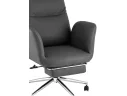 Кресло руководителя STOOL GROUP Solid NC с оттоманкой Серый арт. 5298896304