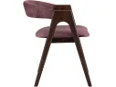 Стул STOOL GROUP Рен массив дуба Велюр винный/Рич арт. 4948792702