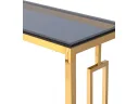 Консоль Stool Group БРУКЛИН 115х30 Стекло smoke/Сталь золото арт. 9542614402