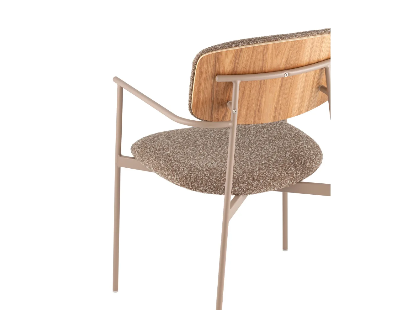 Стул STOOL GROUP Doe Коричневый, бежевые ножки арт. 5067135501