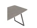 Стол обеденный STOOL GROUP Vermont 140*80 Керамика темная, ножки серые арт. 5221151103