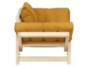 Кресло Мебелик Бинго savana plus yellow/лак арт. 6951680901