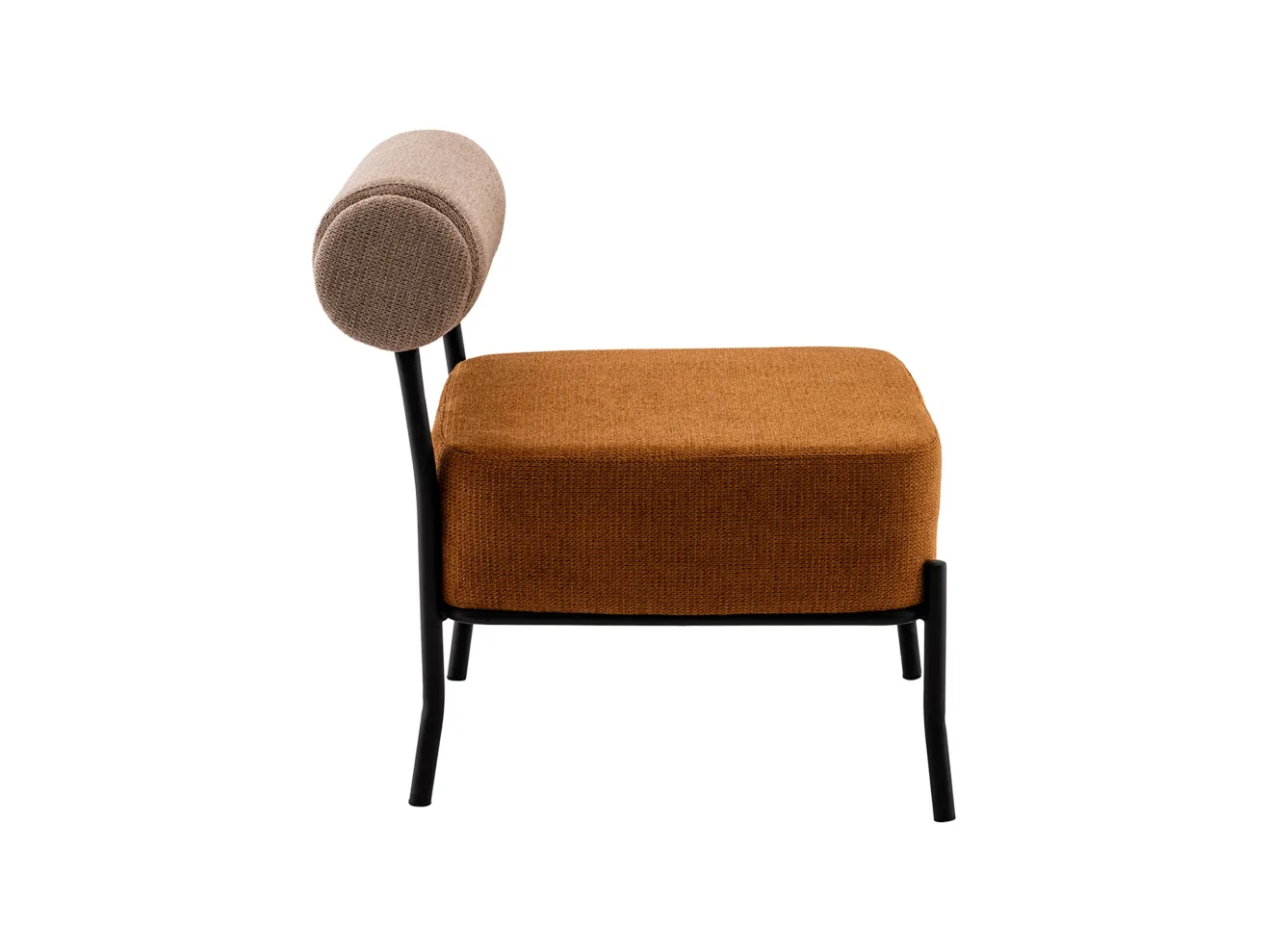 Кресло STOOL GROUP Ponpoun Бежевый, терракотовый арт. 2206062201