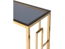Консоль Stool Group БРУКЛИН 120х40 Стекло smoke/Сталь золото арт. 0190931901
