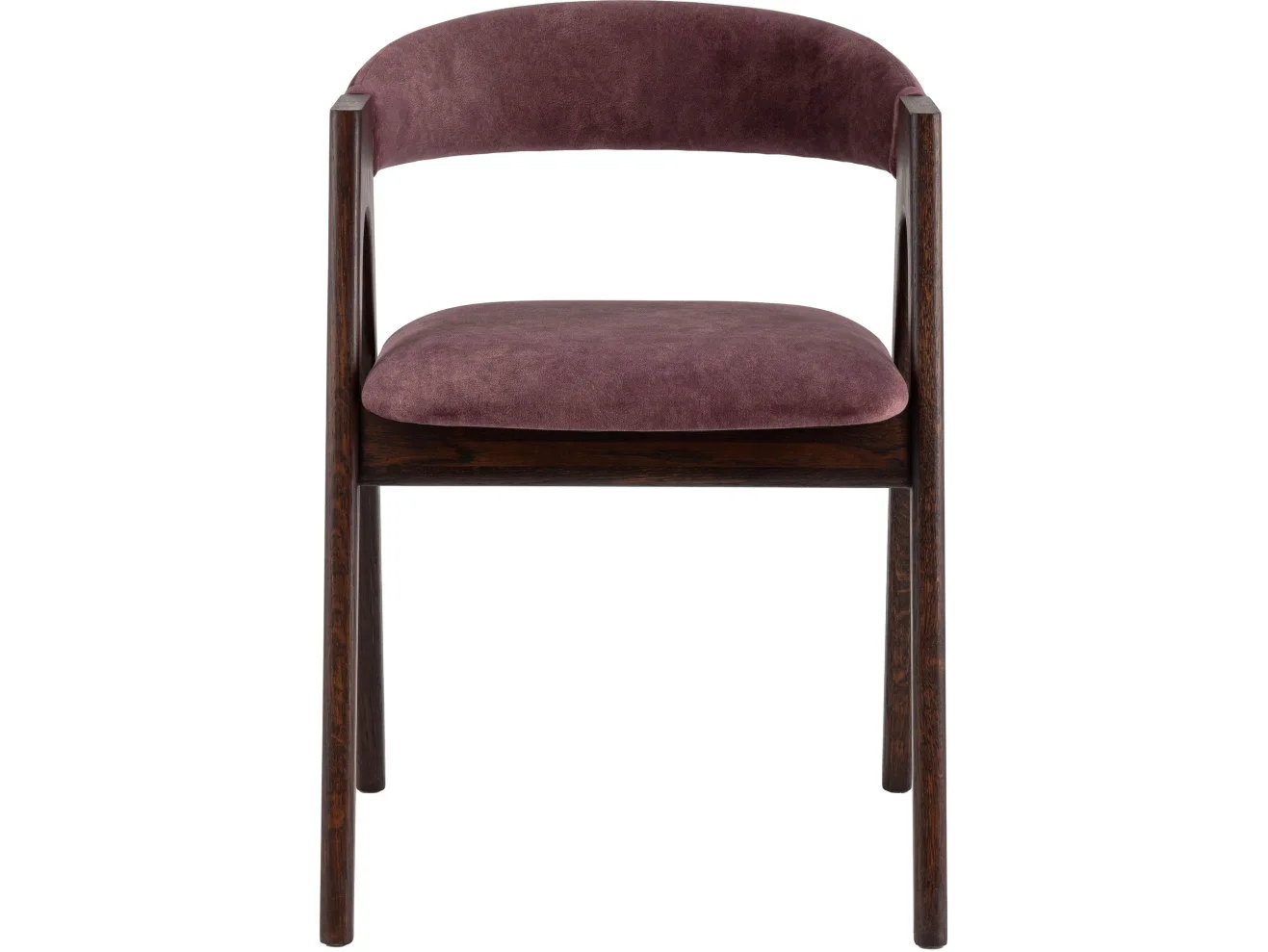 Стул STOOL GROUP Рен массив дуба Велюр винный/Рич арт. 4948792702