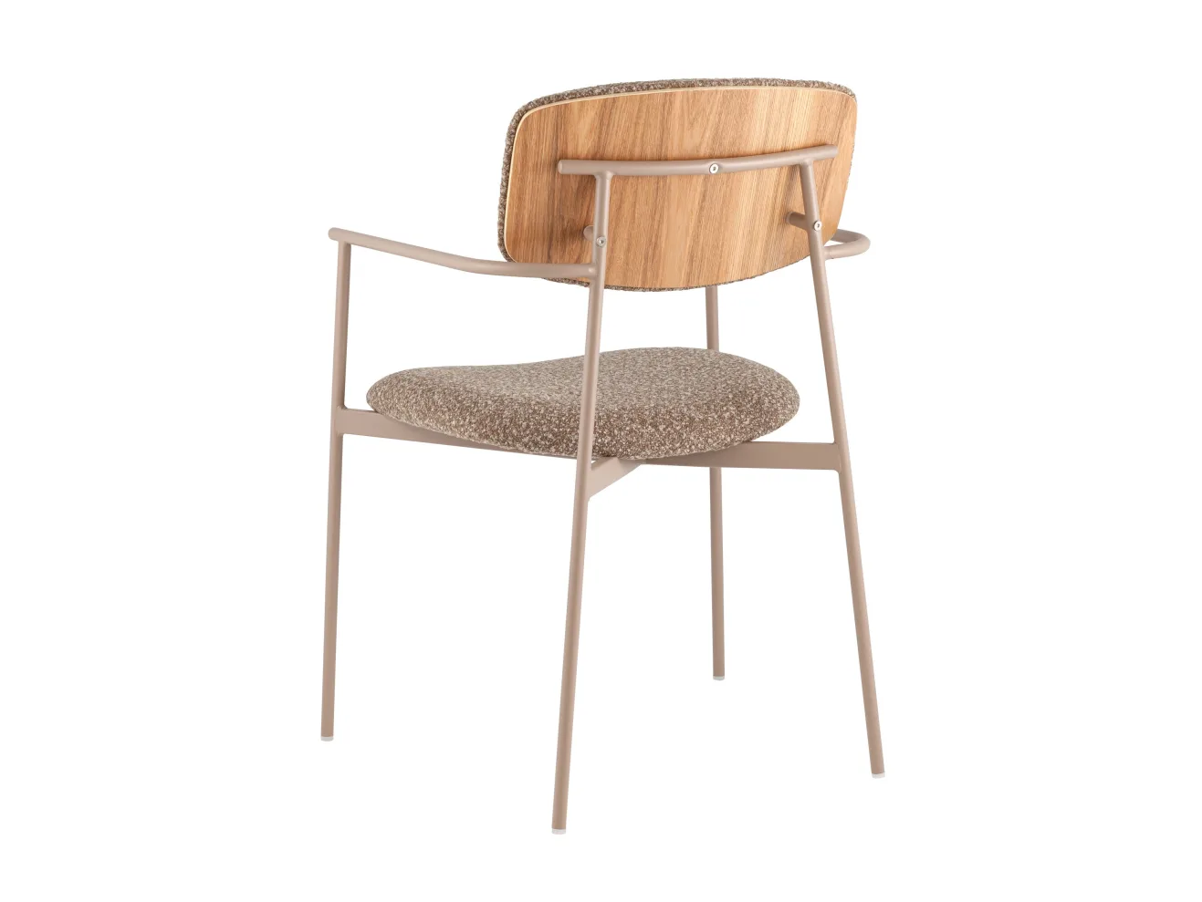 Стул STOOL GROUP Doe Коричневый, бежевые ножки арт. 5067135501