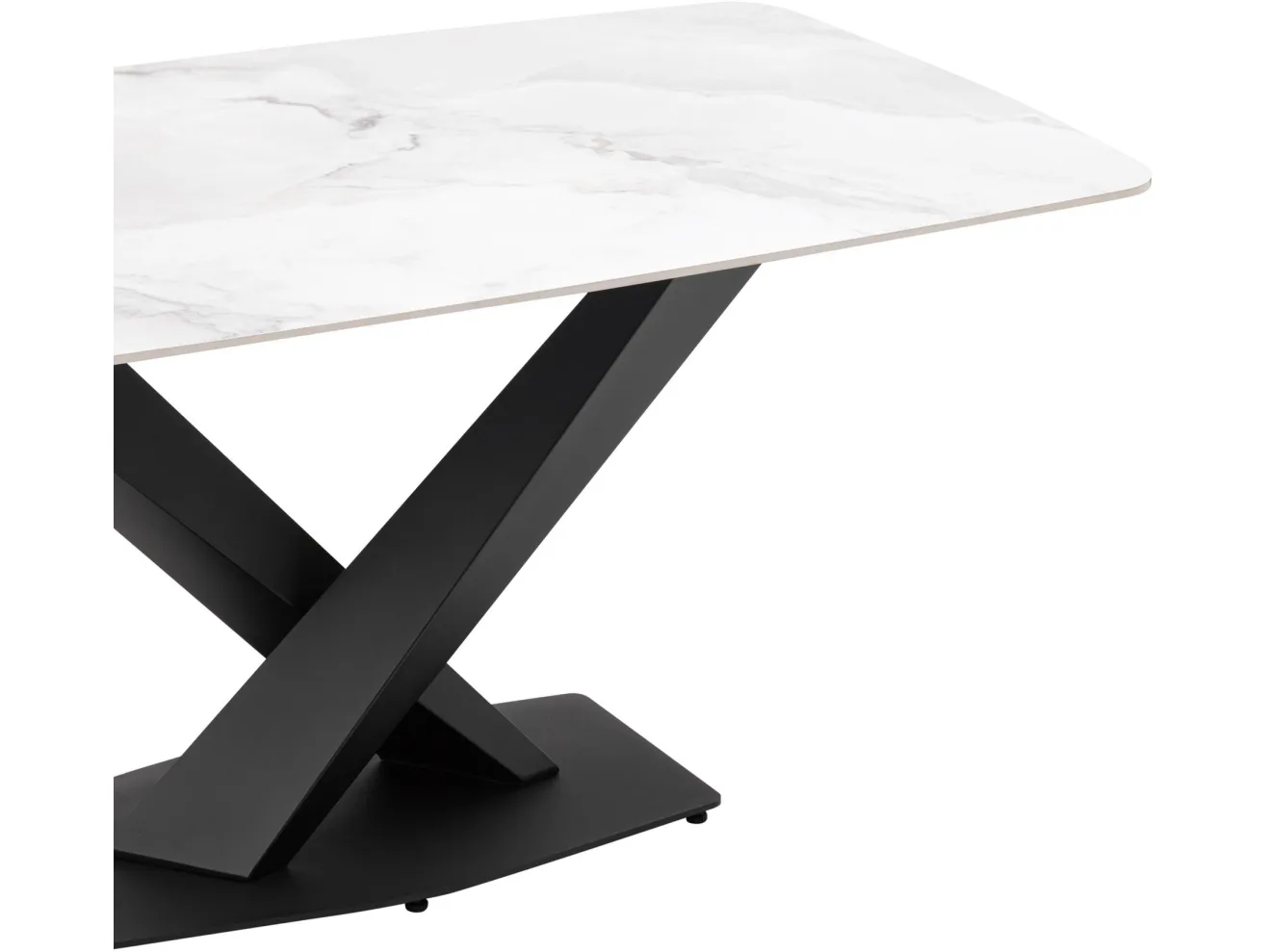 Стол обеденный STOOL GROUP Belle 160х90 белый мрамор арт. 2935722501