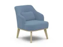 Кресло Мебелик Комфорт 5 катания дасти blue/лак арт. 6494475702