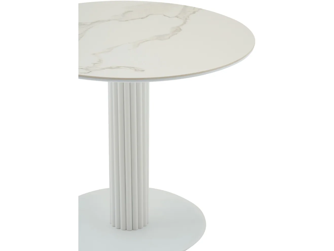 Стол STOOL GROUP Терралино круглый D90 керамика Белый/Белый арт. 5000420302
