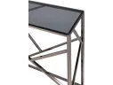 Консоль Stool Group АРТ ДЕКО 115х30 Стекло smoke/Сталь тёмный хром арт. 3299989504