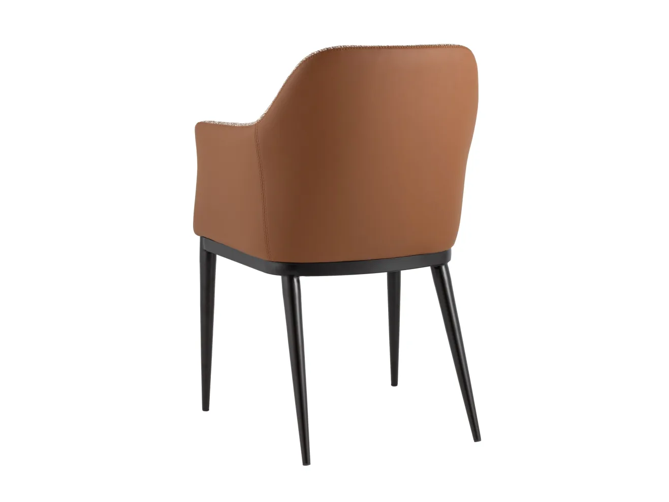 Стул обеденный STOOL GROUP Itan NC Коричневый с коричневой экокожей арт. 1175801901