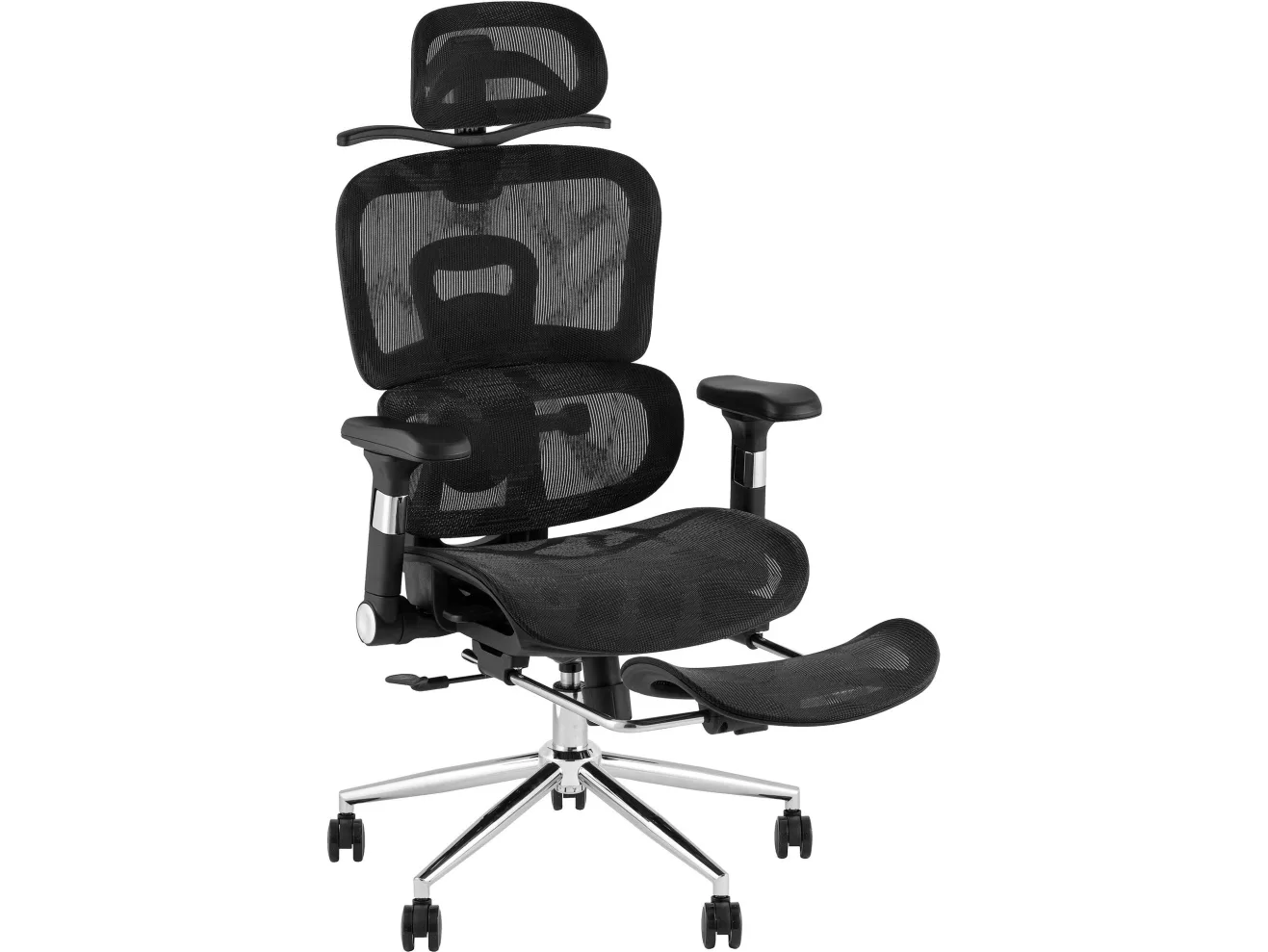 Кресло офисное STOOL GROUP TopChairs Stich с оттоманкой Черный арт. 5593111302