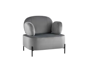 Диван STOOL GROUP Кэнди Велюр серый