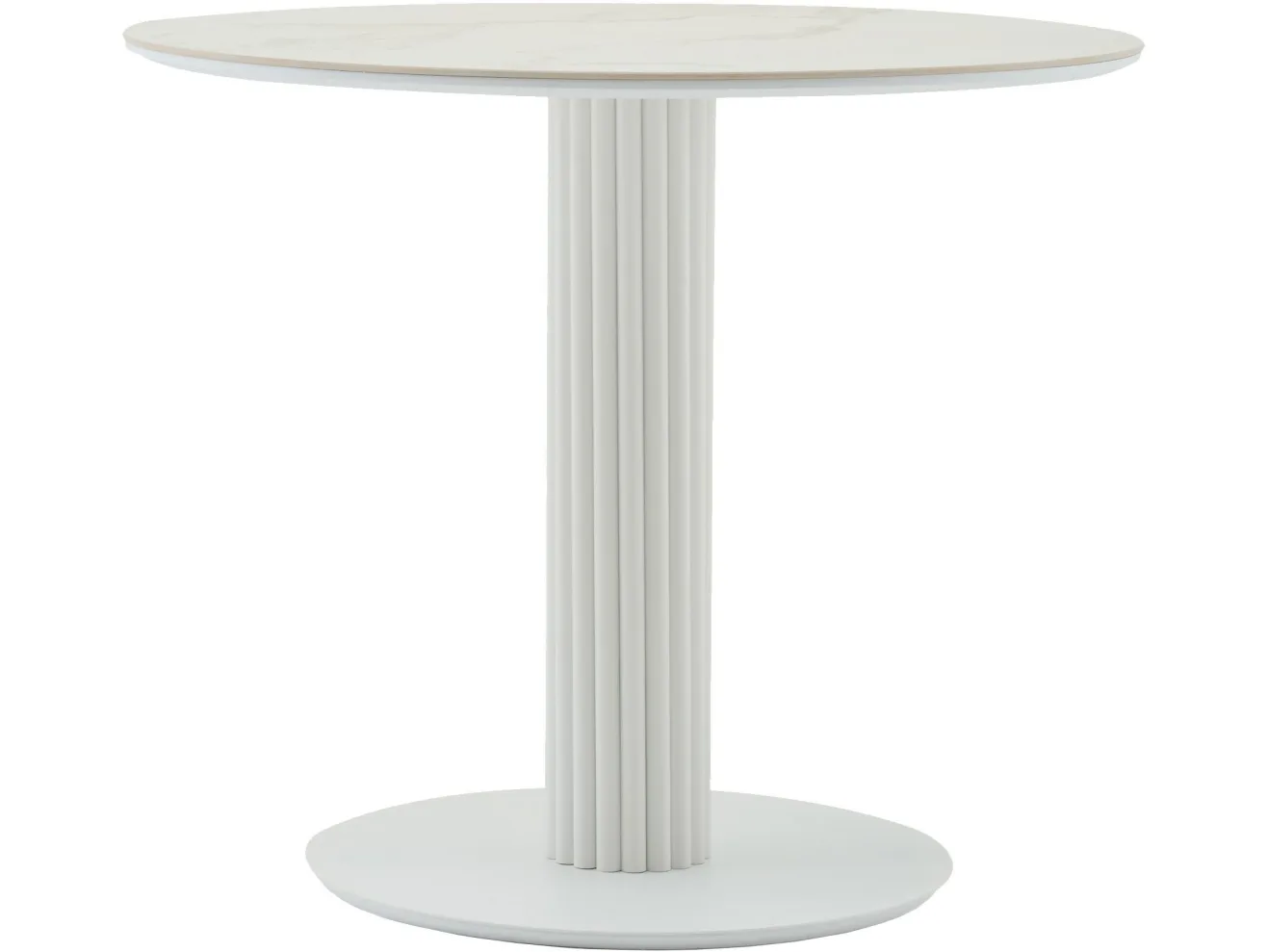 Стол STOOL GROUP Терралино круглый D90 керамика Белый/Белый арт. 5000420302