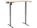 Стол STOOL GROUP с регулировкой высоты 110х60 Серый, столешница светлое дерево арт. 3301841204