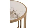 Стол журнальный STOOL GROUP Алиада 55*55 Светлая керамика/шампань арт. 8656458401