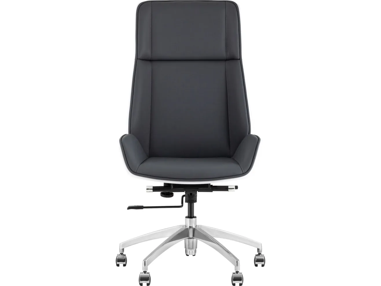 Кресло руководителя TopChairs Crown SN, серо-голубой, белый арт. 4088329903