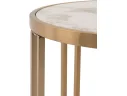 Стол журнальный STOOL GROUP Алиада 55*55 Светлая керамика/шампань арт. 8656458401