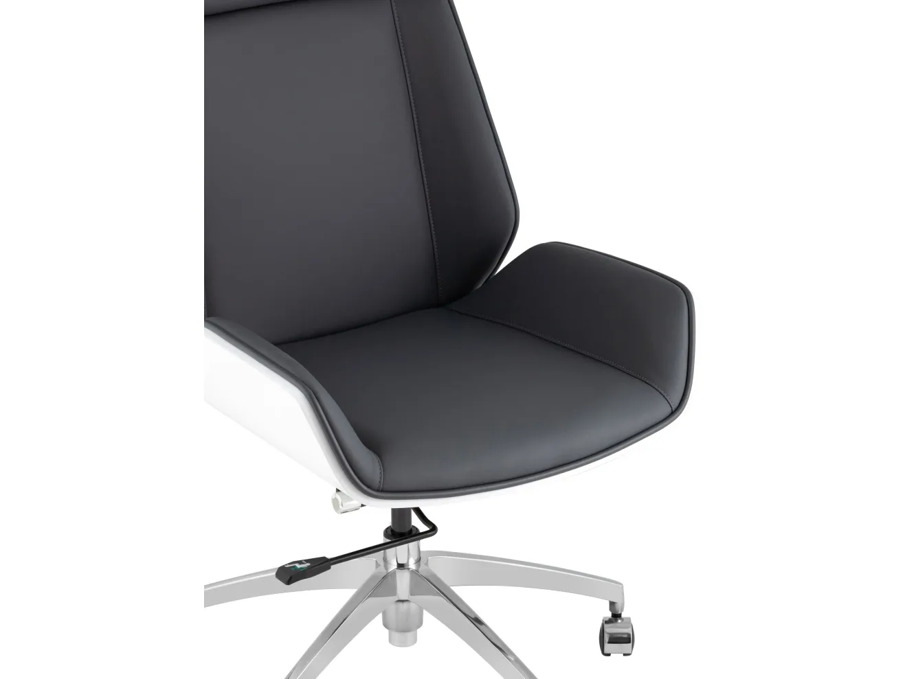 Кресло руководителя TopChairs Crown SN, серо-голубой, белый арт. 4088329903