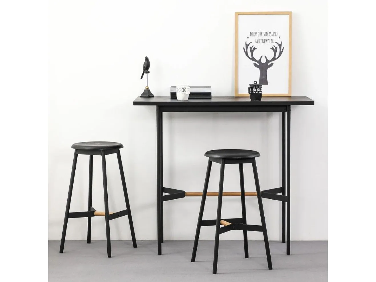 Стол барный STOOL GROUP Knobb 120*60 Черный арт. 1563904601