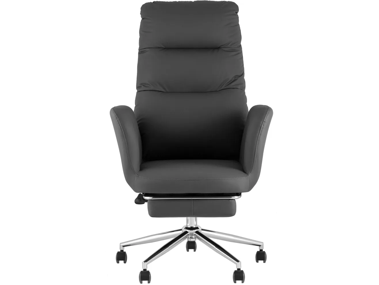 Кресло руководителя STOOL GROUP Solid NC с оттоманкой Серый арт. 5298896304