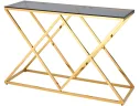 Консоль Stool Group ИНСИГНИЯ 120х40 Стекло smoke/Сталь золото арт. 0195137402