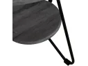 Стол журнальный Мебелик BeautyStyle 38 орех гикори grey/черный арт. 9590180402