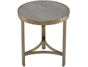 Стол журнальный STOOL GROUP Адриана 50*50 Серая керамика, сталь шампань арт. 1436615602