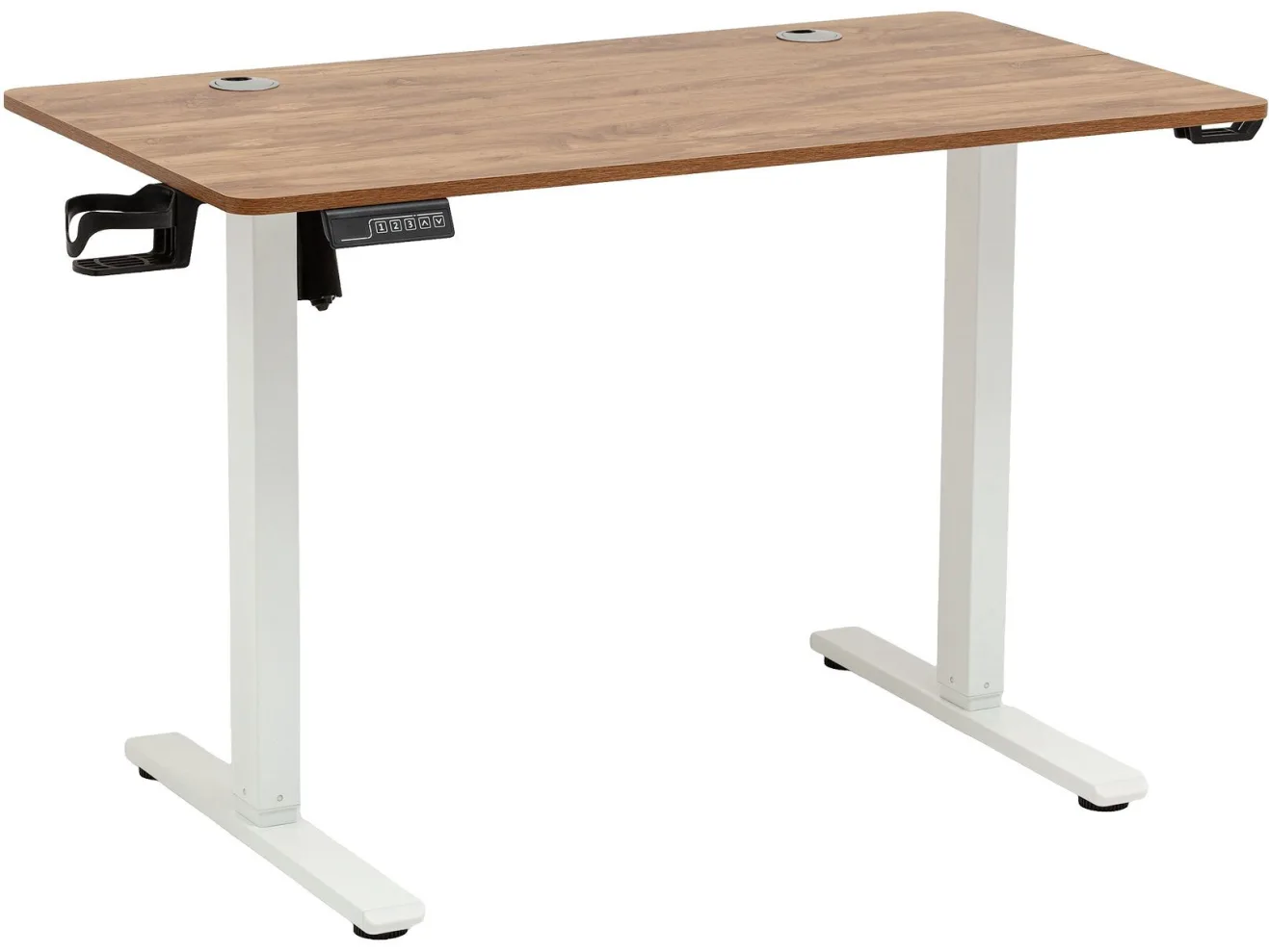 Стол STOOL GROUP с регулировкой высоты 110х60 Белый, столешница дерево арт. 3301841202