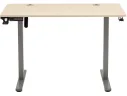Стол STOOL GROUP с регулировкой высоты 110х60 Серый, столешница светлое дерево арт. 3301841204