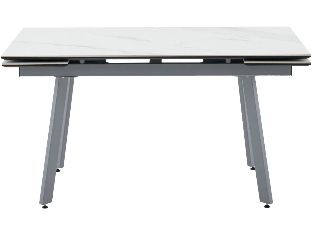 Стол обеденный STOOL GROUP Тайл 140-200*85 Snow white, подстолье серое арт. 8001422201