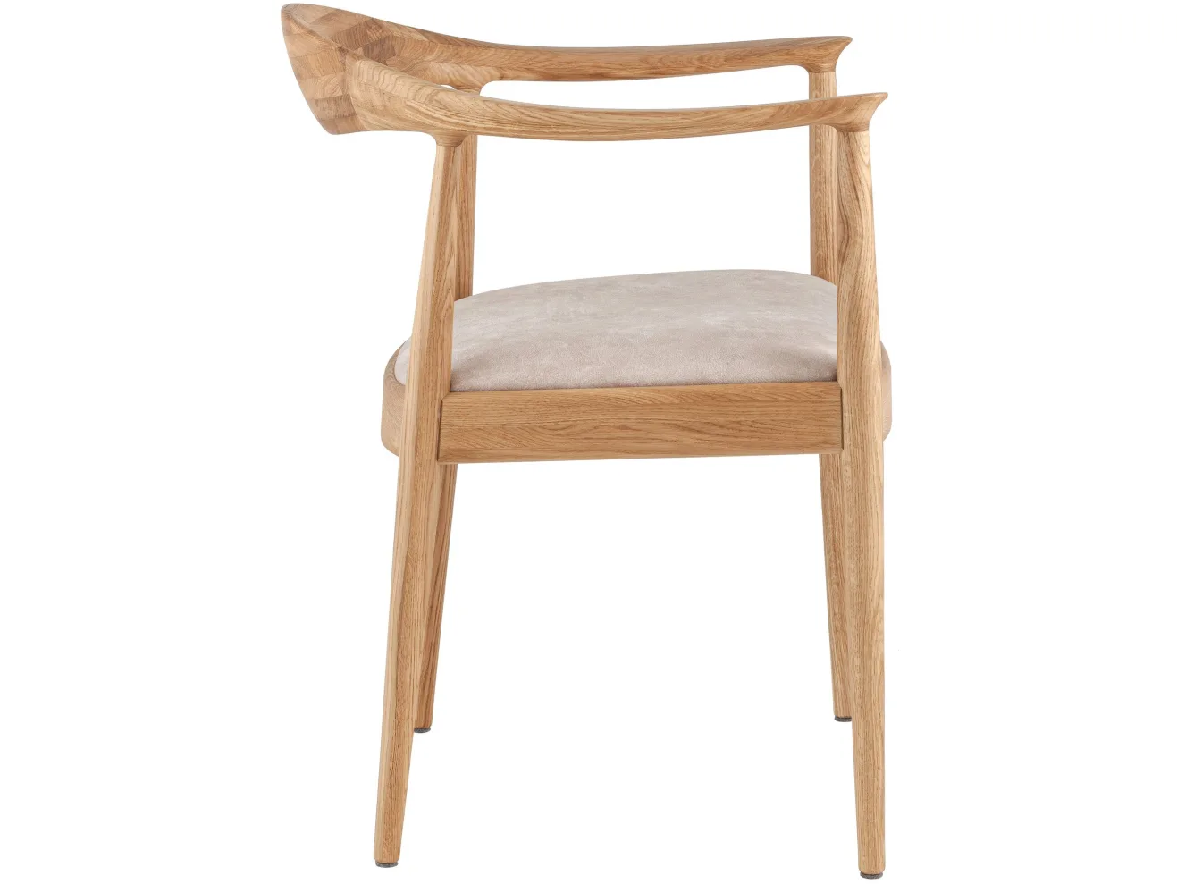 Стул STOOL GROUP Мокку массив дуба Велюр бежевый/Бесцветный матовый арт. 8134014604