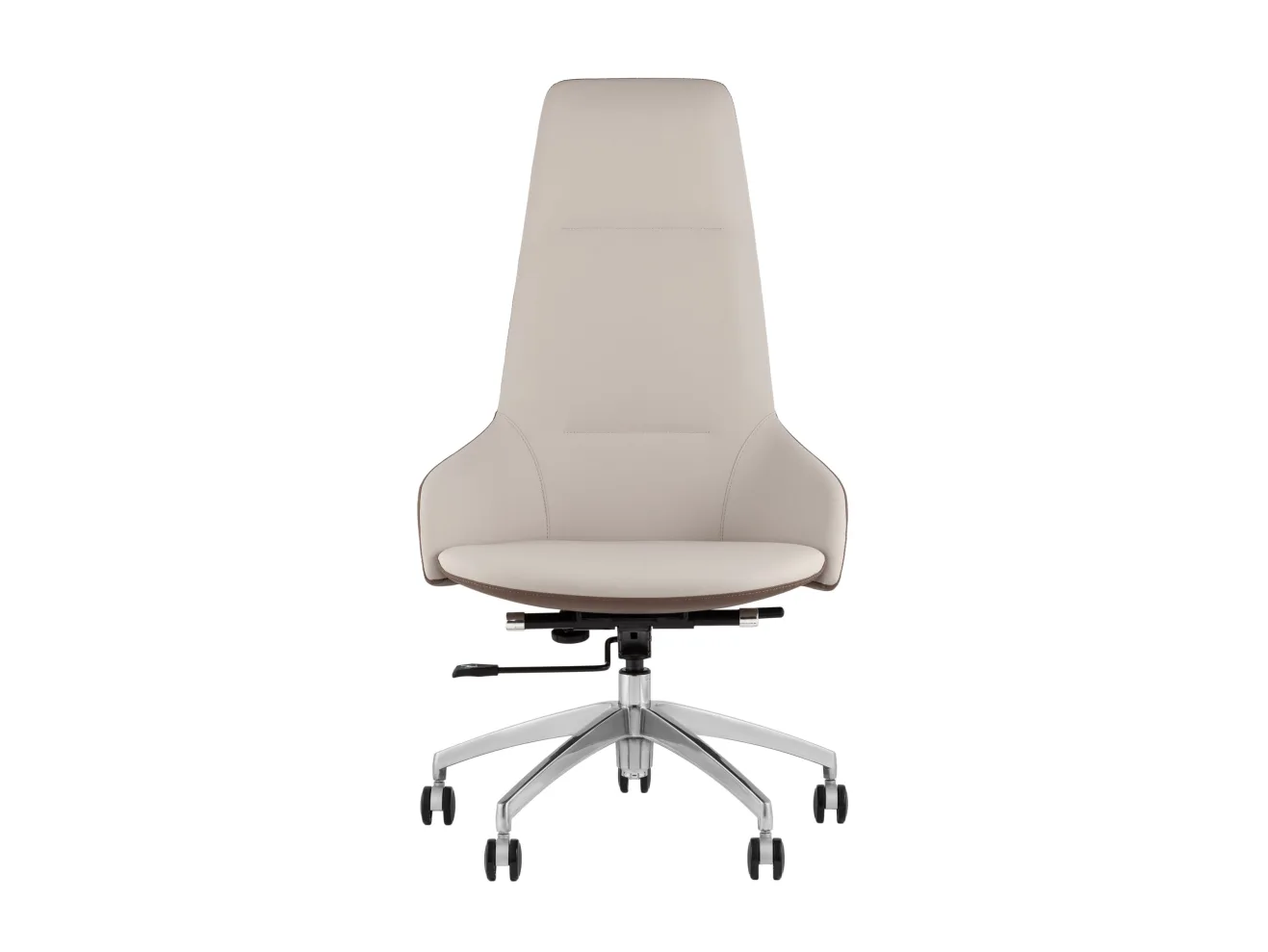 Кресло руководителя STOOL GROUP TopChairs Soulo бежевый/коричневый арт. 4537007501