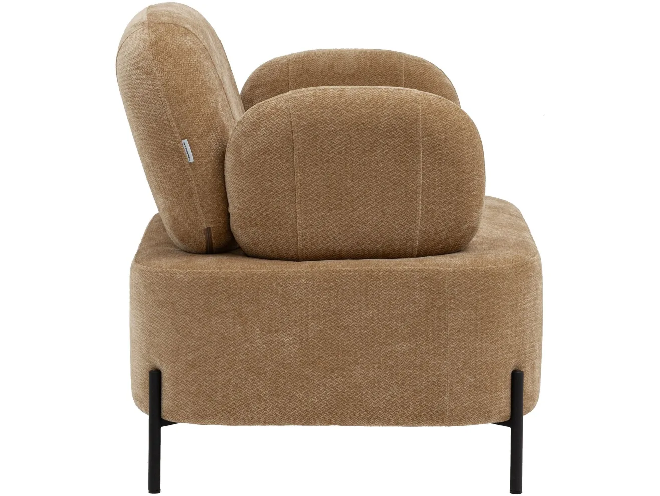 Кресло STOOL GROUP Кэнди с подлокотниками Шенилл песочный арт. 9444525515