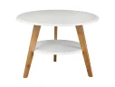 Стол журнальный Мебелик BeautyStyle 17 белый/бук арт. 5178265503
