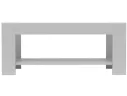 Стол журнальный Мебелик BeautyStyle 26 Графит светлый U708/Стекло белое арт. 0286936708