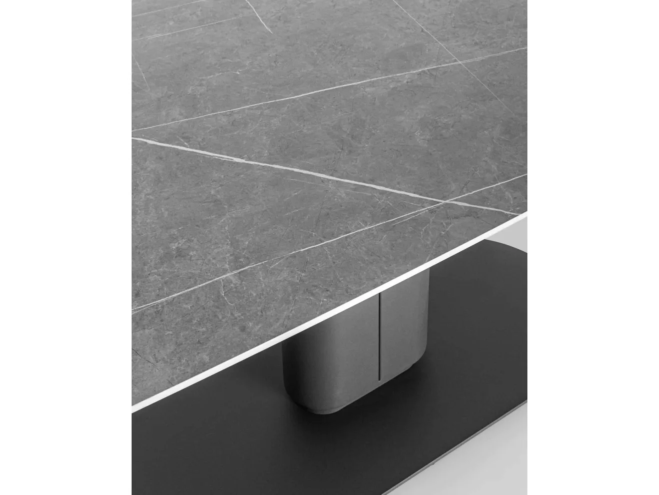Стол обеденный Stool Group Глория раскладной 170-250*90 Керамика серая арт. 3680084201