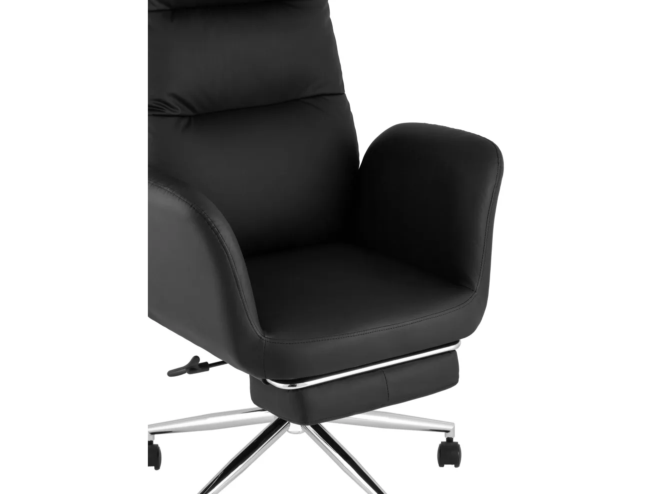 Кресло руководителя STOOL GROUP Solid NC с оттоманкой Черный арт. 5298896302