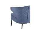 Кресло лаунж STOOL GROUP Royal Stripes Велюр синий арт. 1582617903