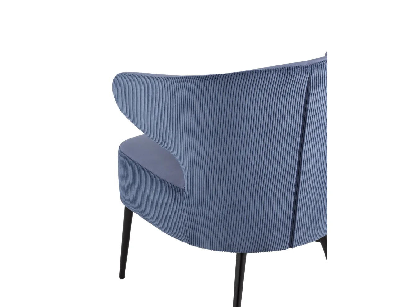 Кресло лаунж STOOL GROUP Royal Stripes Велюр синий арт. 1582617903