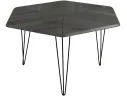 Стол журнальный Мебелик BeautyStyle 23 орех гикори grey/черный арт. 4092725502