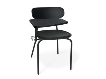 Конференц-стул Sheffilton SHT-S85М-RD-2 черный/черный муар