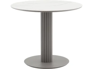 Стол STOOL GROUP Терралино круглый D90 керамика Белый/Латте