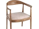 Стул STOOL GROUP Мокку массив дуба Велюр латте/Терра арт. 8134014602