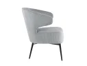 Кресло лаунж STOOL GROUP Royal Stripes Велюр серый арт. 1582617902