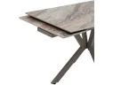 Стол обеденный STOOL GROUP Marmer 120-180/80/76 столешница МДФ16/керамика Ven.Br.Lt, подстолье латте арт. 9635972408